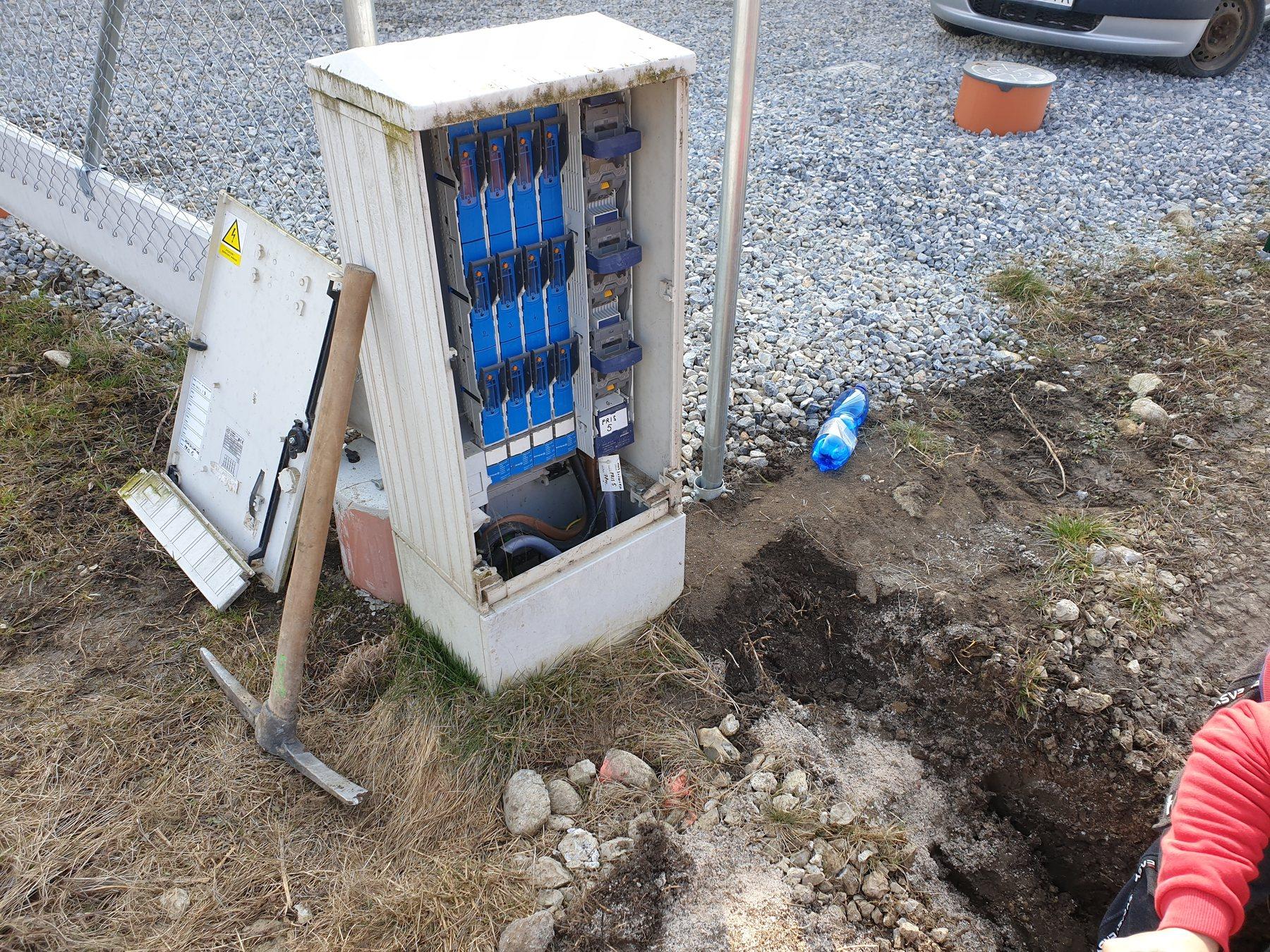 Exteriérová elektrická prípojka