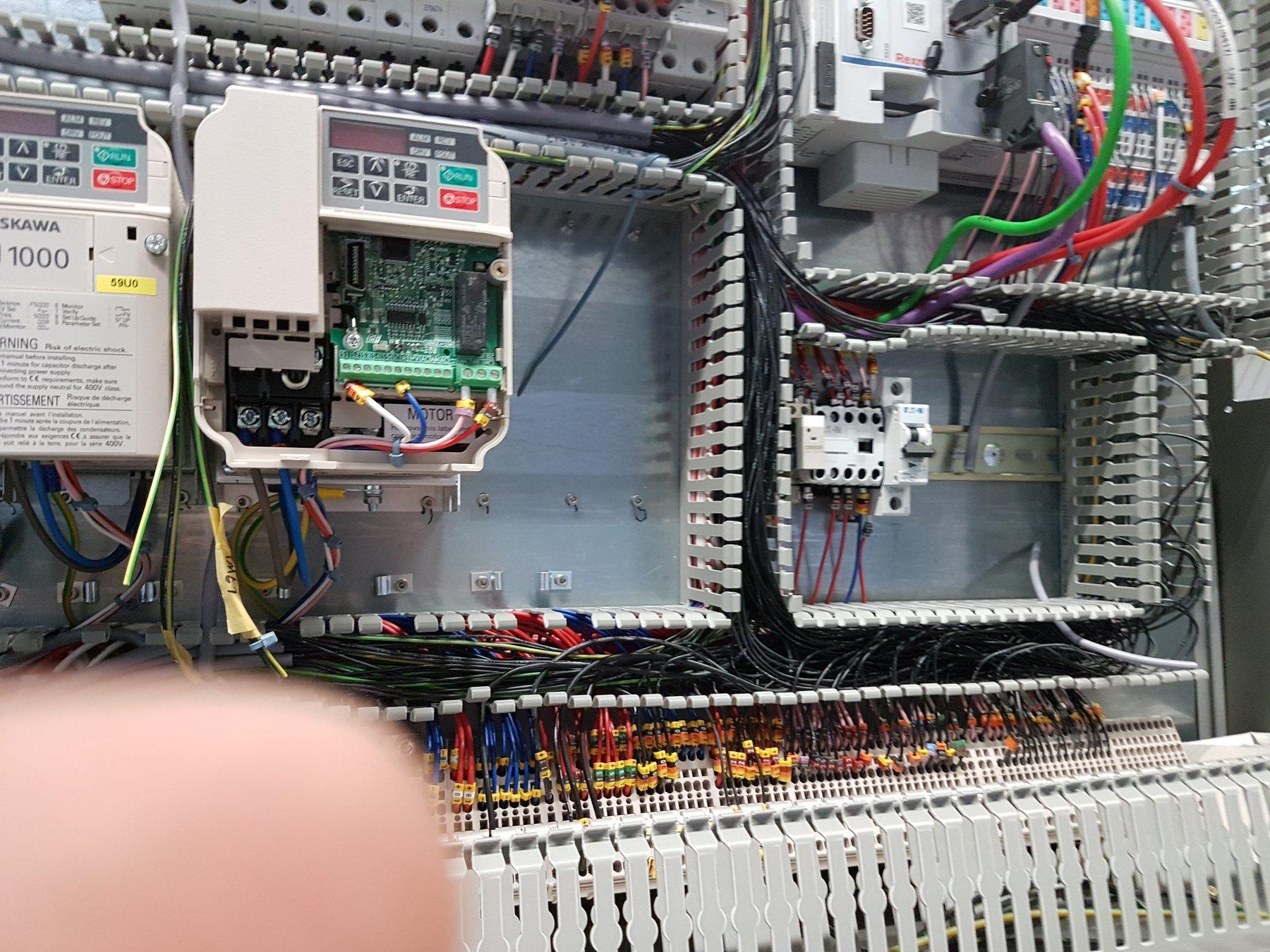 Detail zapojenia elektrického rozvádzača Electro Team